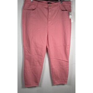 Talbots Pink Jegging Crop Pants Women’s Size 16 Stretch Slim Ankle Casual